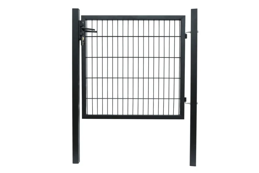 Gjerder|Hageporter^HORTUS Hageport metall svart 100 x 100 cm Svart pulverlakkering