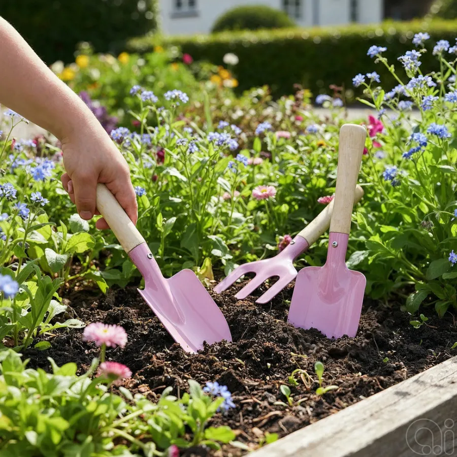 Hageredskaper For Barn^Garden Hageredskaper til barn 3-pk. – ® Rosa