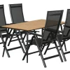 Sesongavslutning|Hagestoler^Sunlife Hagestol Kingston 6 posisjoner svart - ®