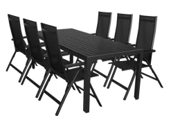 Sesongavslutning|Hagestoler^Sunlife Hagestol Kingston 6 posisjoner svart - ®