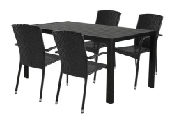 Sesongavslutning|Hagestoler^Sunlife Hagestol Lissabon rotting/metall - ® Svart