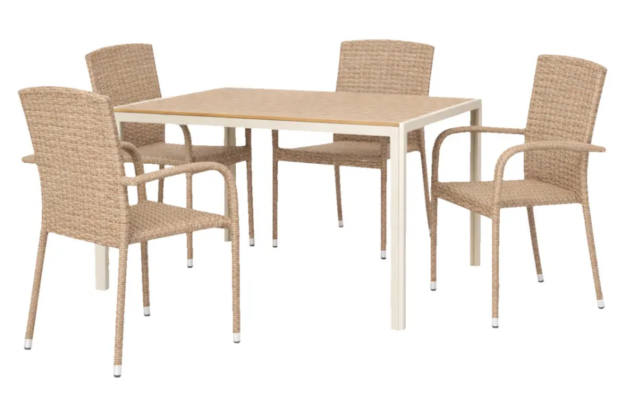 Sesongavslutning|Hagestoler^Sunlife Hagestol Lissabon rotting/metall - ® Natur