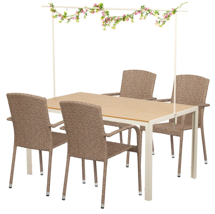 Sesongavslutning|Hagestoler^Sunlife Hagestol Lissabon rotting/metall - ® Natur