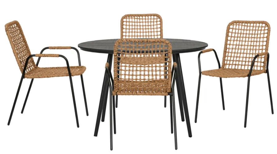 Hagestoler^Sunlife Hagestol Madison – ® Svart/natur
