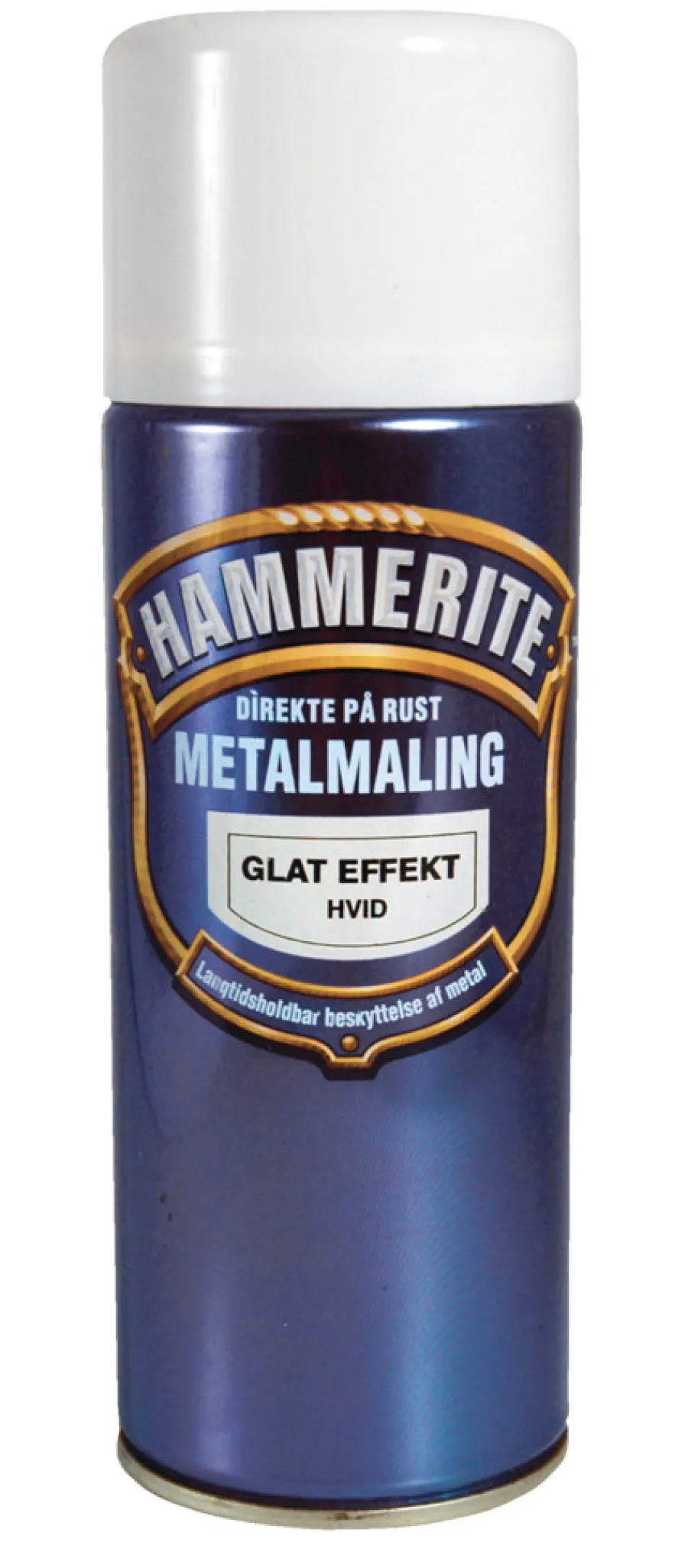 Spraymaling^Hammerite metallmaling glatt 400 ml Hvit