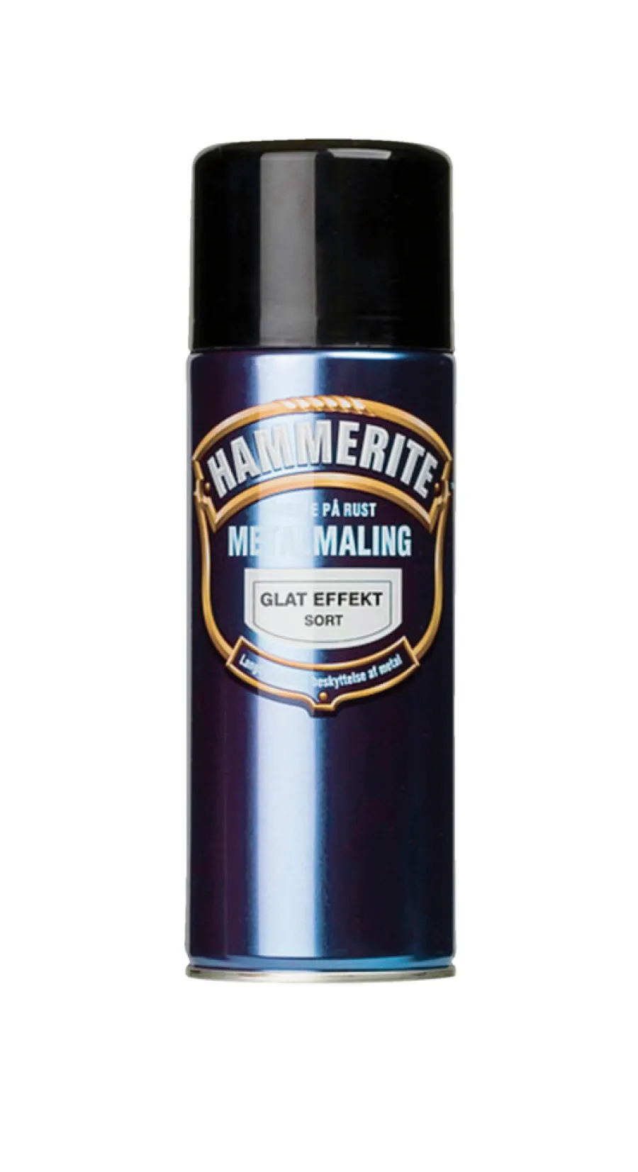 Spraymaling^Hammerite metallmaling glatt svart 400 ml