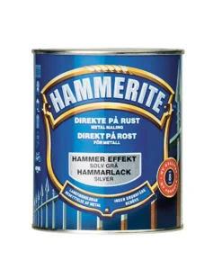 Tre- Og Metallmaling^Hammerite metallmaling hammereffekt 750 ml Sølv