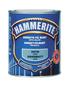 Tre- Og Metallmaling^Hammerite metallmaling sateng 750 ml Grå