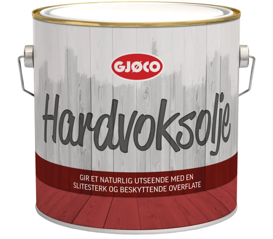 Tre- Og Metallmaling^Gjøco Hardvoksolje 2,7 liter -