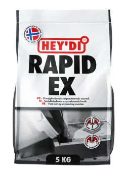 Sement & Mørtel^Hey'di Rapix EX mørtel 5 kg