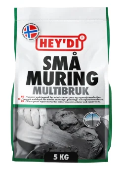 Sement & Mørtel^Hey'di Småmuring 5 kg