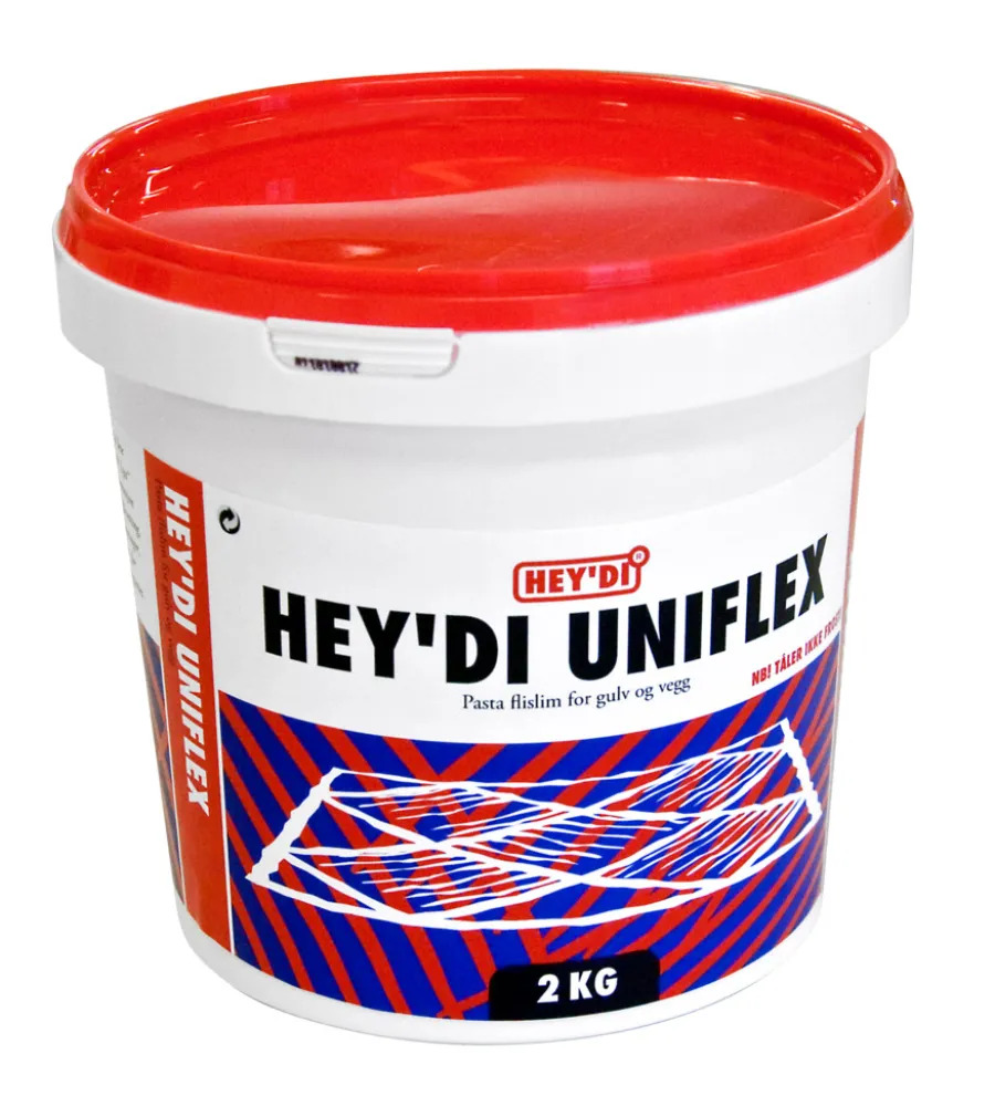 Sement & Mørtel^Hey'di Uniflex Flislim 2 kg