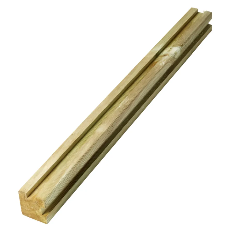 Stolper & Påler^ H-hjørnestolpe impregnert 85 x 85 x 2700 mm
