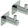 Knagger & Knaggrekker^Adora Håndkleknagg m/tapp og plate krom 2 stk. -