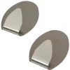 Knagger & Knaggrekker^Target Håndklekroker oval 2 stk. metall -