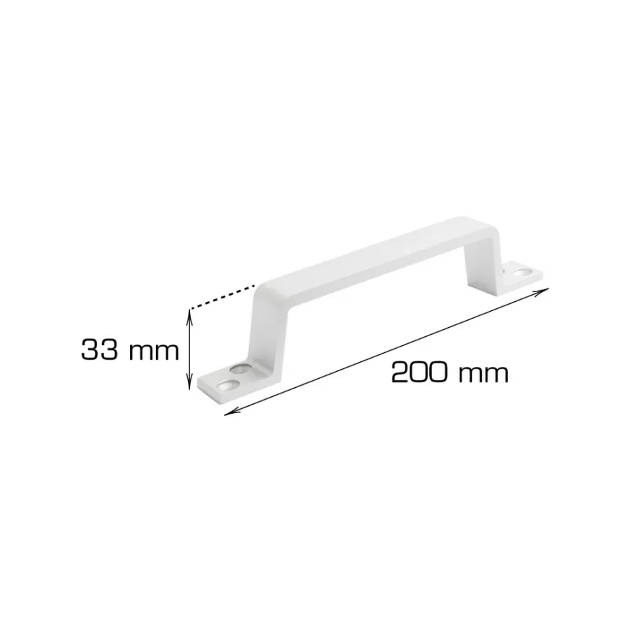 Grep & Hengsler^Home it Håndtak vinklet 33 x 200 mm