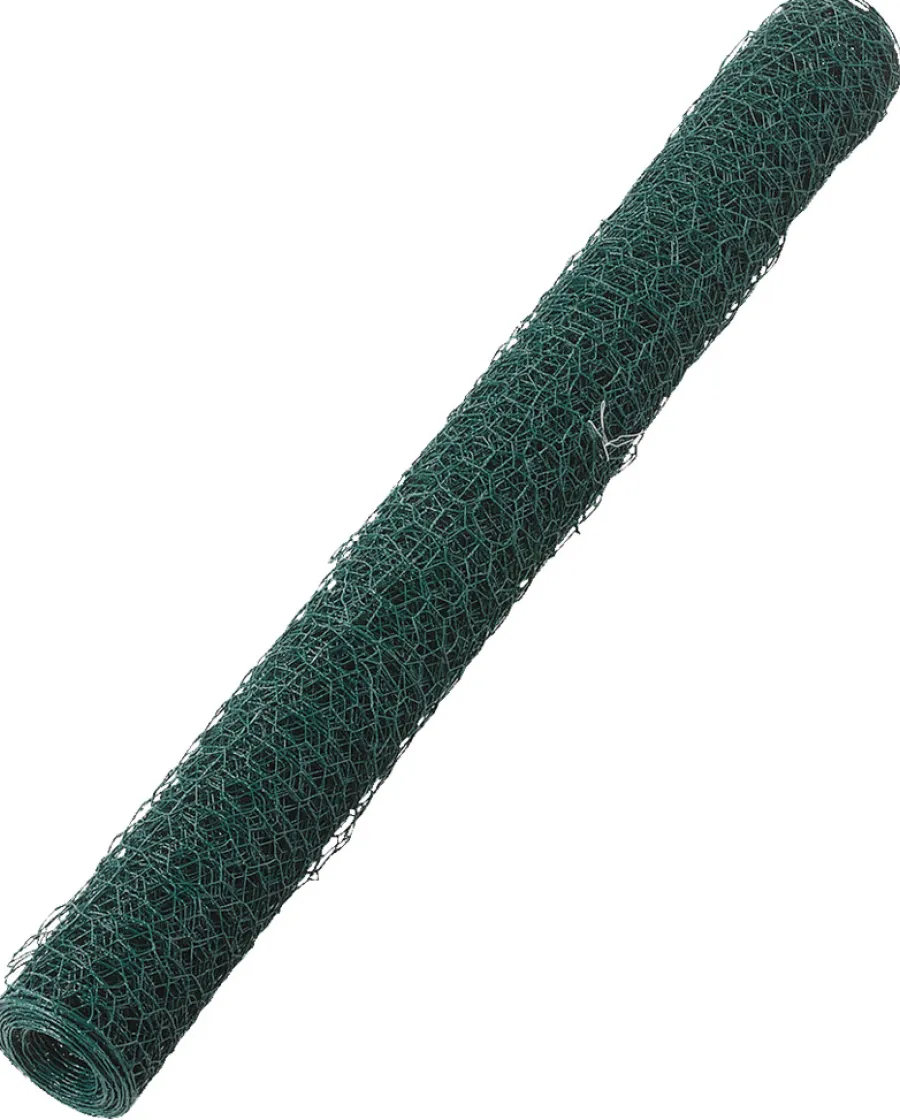 Nettinggjerder^Garden Hønsenetting 90 cm x 10 meter - ® Grønn