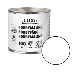 Hobbymaling^Luxi Hobbymaling 100 ml - Hvit