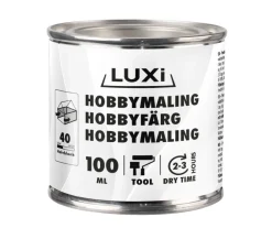Hobbymaling^Luxi Hobbymaling 100 ml - Svart