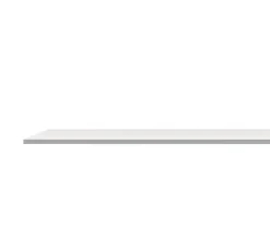 Hyller^Snapwall Hobbyplate hvit 18 x 600 x 2400 mm