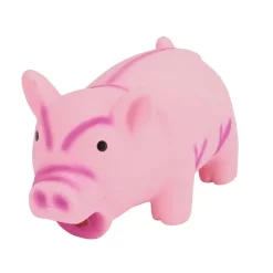 Hunde- Og Katteartikler^Petzone Hundeleke gris m/lyd pink latex