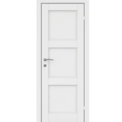 Dører & Karmer^Torso Innerdør Fashion 3 massiv hvit 82,5 x 204 cm
