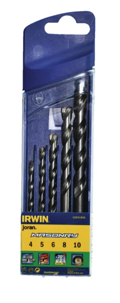 Bor & Bits^Irwin Masonry borkasett - 5 deler