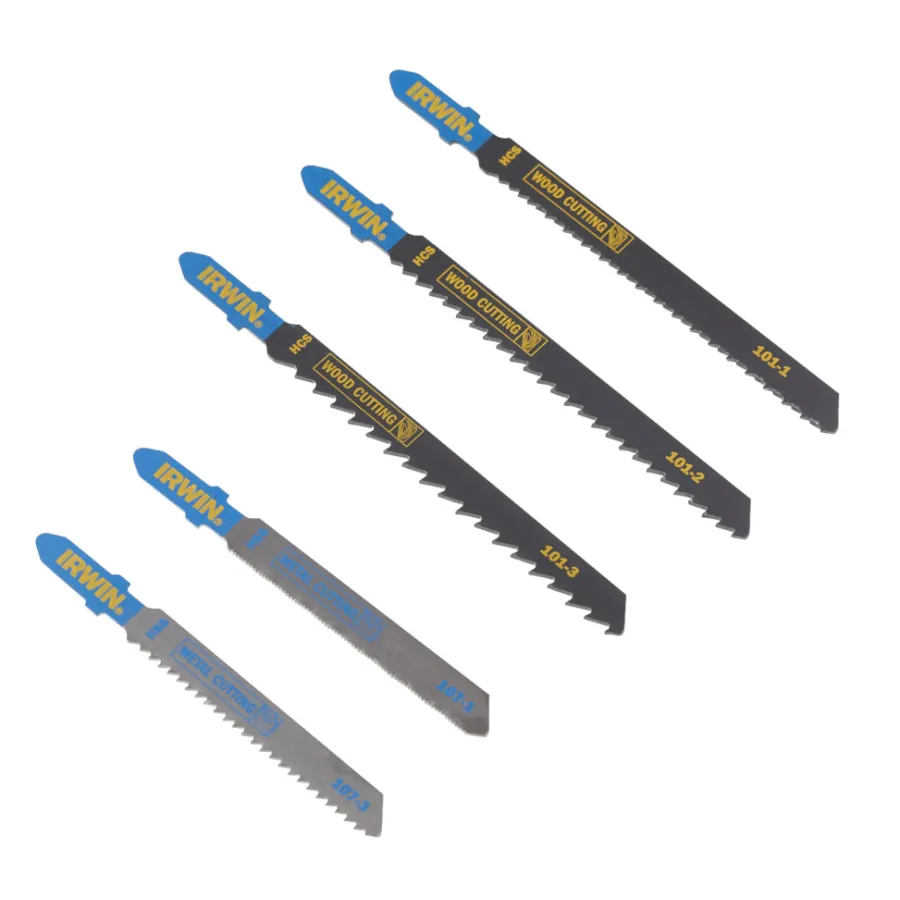 Sagblader^Irwin stikksagblad 5 stk. assortert