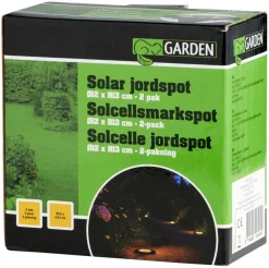 Dekorativ Belysning - Utendørs|Solcellelamper^Garden Jordlys med solceller 2 stk. - ®
