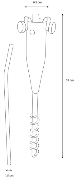 Sesongavslutning|Parasoller Og Markiser^Outfit Jordspyd til parasoll stål 57 cm