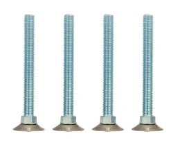 Bordben|Skruer^Home it Justeringsskruer til bordben 105/90 x 10 mm 4 stk.