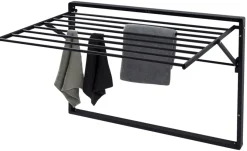 Tørkestativer^Kay vegghengt tørkestativ 100 x 61 x 68 cm - svart
