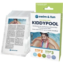 Bassengtilbehør & Pleie^Swim & Fun KiddyPool vannpleie til basseng 5 x 25 ml