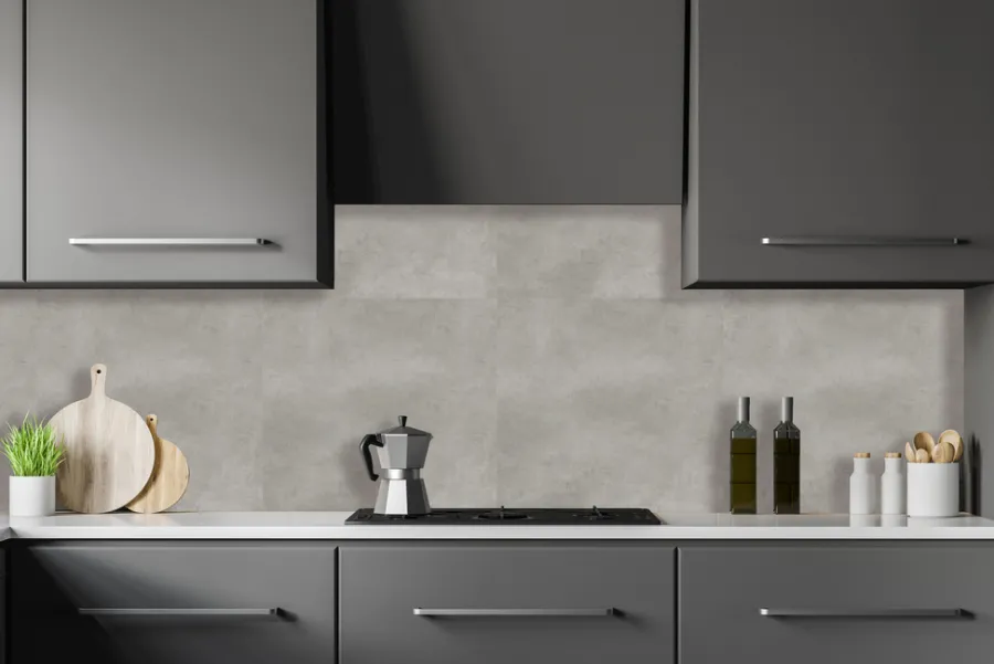 Kjøkkenplater^Kitchenline Kjøkkenplate 610 x 610 mm Concrete