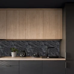 Kjøkkenplater^Kitchenline Kjøkkenplate 610 x 610 mm Marmor Black