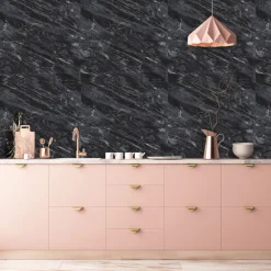 Kjøkkenplater^Kitchenline Kjøkkenplate 610 x 610 mm Marmor Black