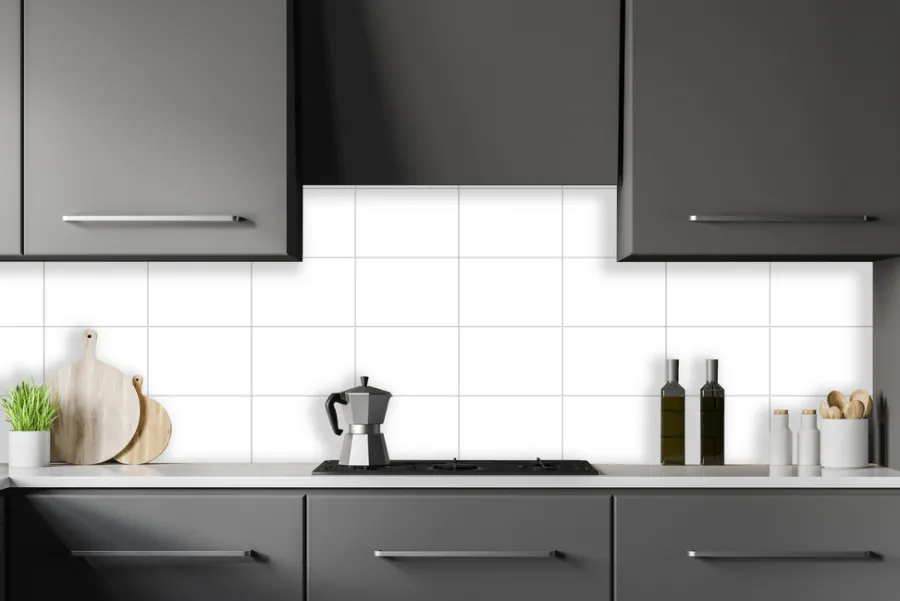 Kjøkkenplater^Kitchenline Kjøkkenplate 610 x 610 mm White Kerra