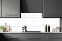 Kjøkkenplater^Kitchenline Kjøkkenplate 610 x 610 mm White Brick