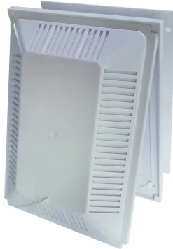 Ventilasjon^Klimair Klaffventil 10 x 15 cm - hvit