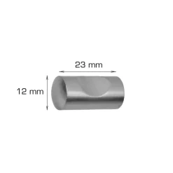 Grep & Hengsler^Home it Knott sylinder 12 mm krom - 2 stk.