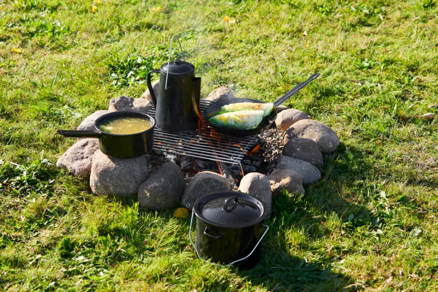 Bålpanner & Tilbehør^Grillexpert Kokkesett til bålsted -