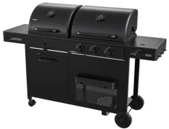 Gassgrill^Grillexpert Kombigrill til gass og kull - ® Svart