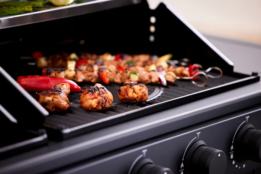 Gassgrill^Grillexpert Kombigrill til gass og kull - ® Svart