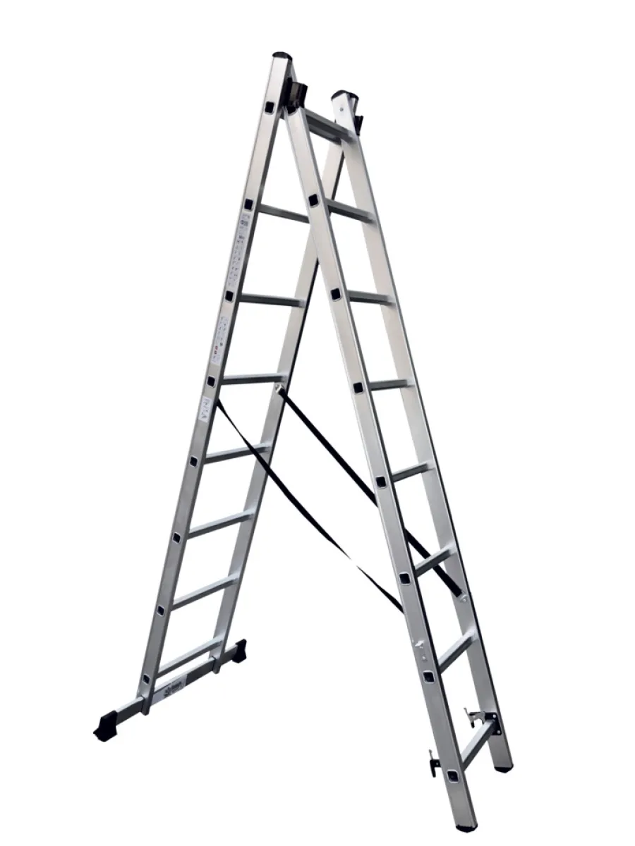 Stiger^Silkeborg Stigefabrik Kombistige i aluminium - 3,4 meter