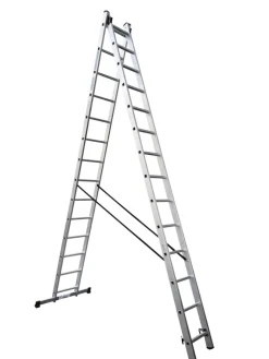 Stiger^Silkeborg Stigefabrik Kombistige i aluminium 6,73 meter