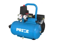 Kompressor^PRIZE Kompressor stillegående 0,75 hk og 6 liters tank -