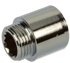 Vvs-Artikler^ Kranforlenger 1/2" x 20 mm krom