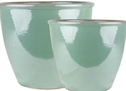 Krukker^Scan-Pot Krukkesett Thia 2 stk. Ø31,5/25,5 cm Grønn