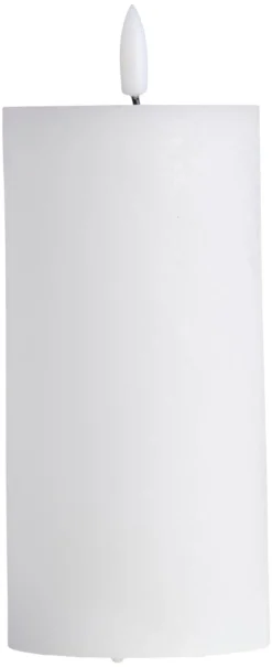 Dekorativ Belysning - Innendørs^DAY Kubbelys med 3D LED-flamme H15 cm