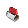 Kraner Og Ventiler^ Kulekran 1/2" x 1/2" rødt grep